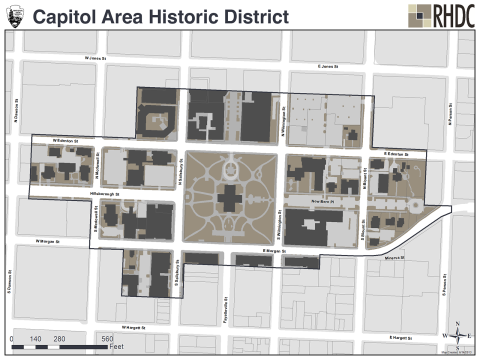 Capitol Area Historic District Map