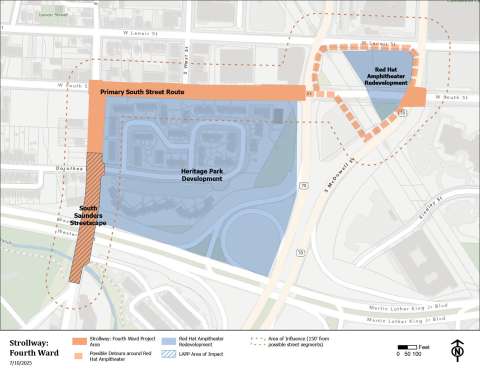 Strollway Foruth Ward - Project Map