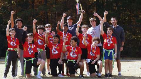 kids that are winners for flag football