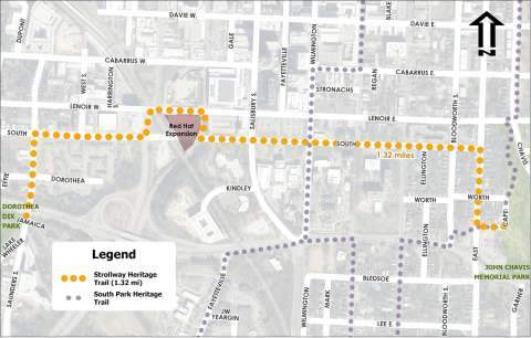 Strollway Heritage Trail Map