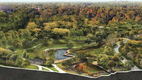 Arial rendering of Rocky Branch