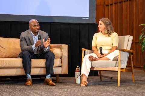 Panelists talk at the 2025 Small Business Summit