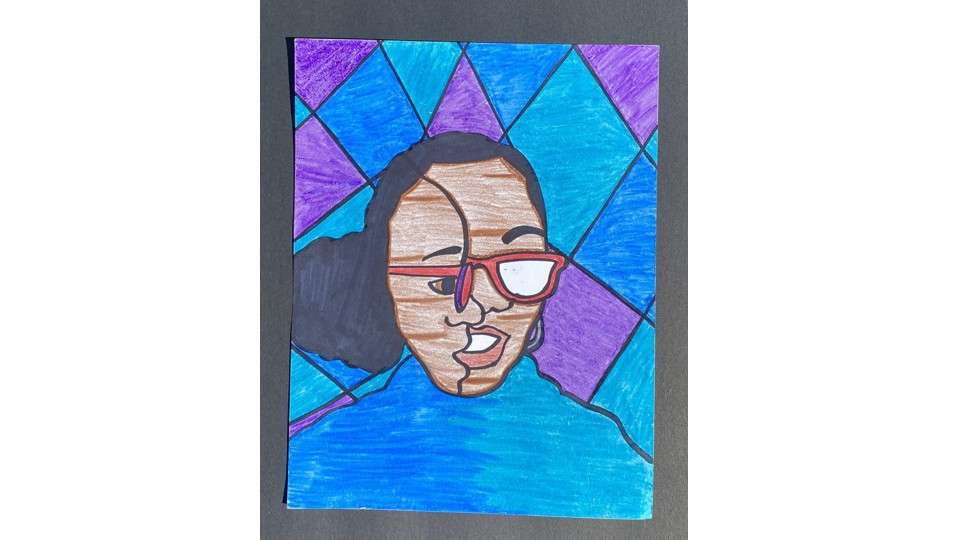 Cubism portrait from Teen Vision 2020 
