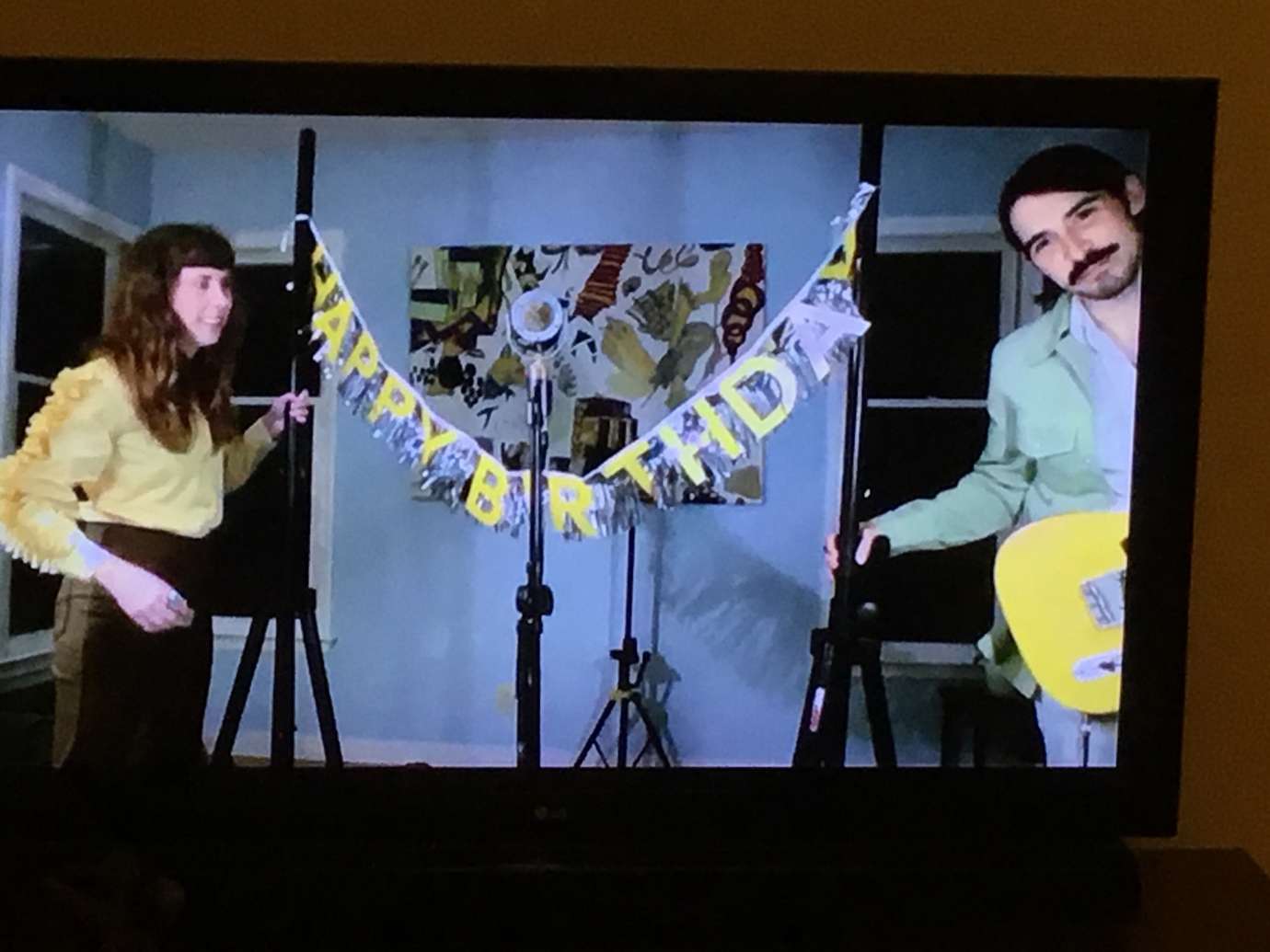 A still from a Blue Cactus live stream concert