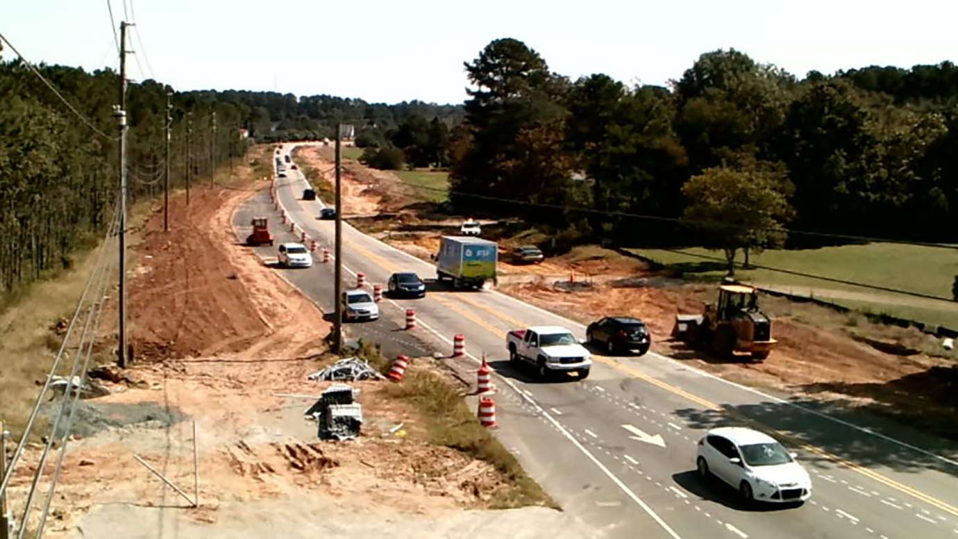 Construction on Tryon Road