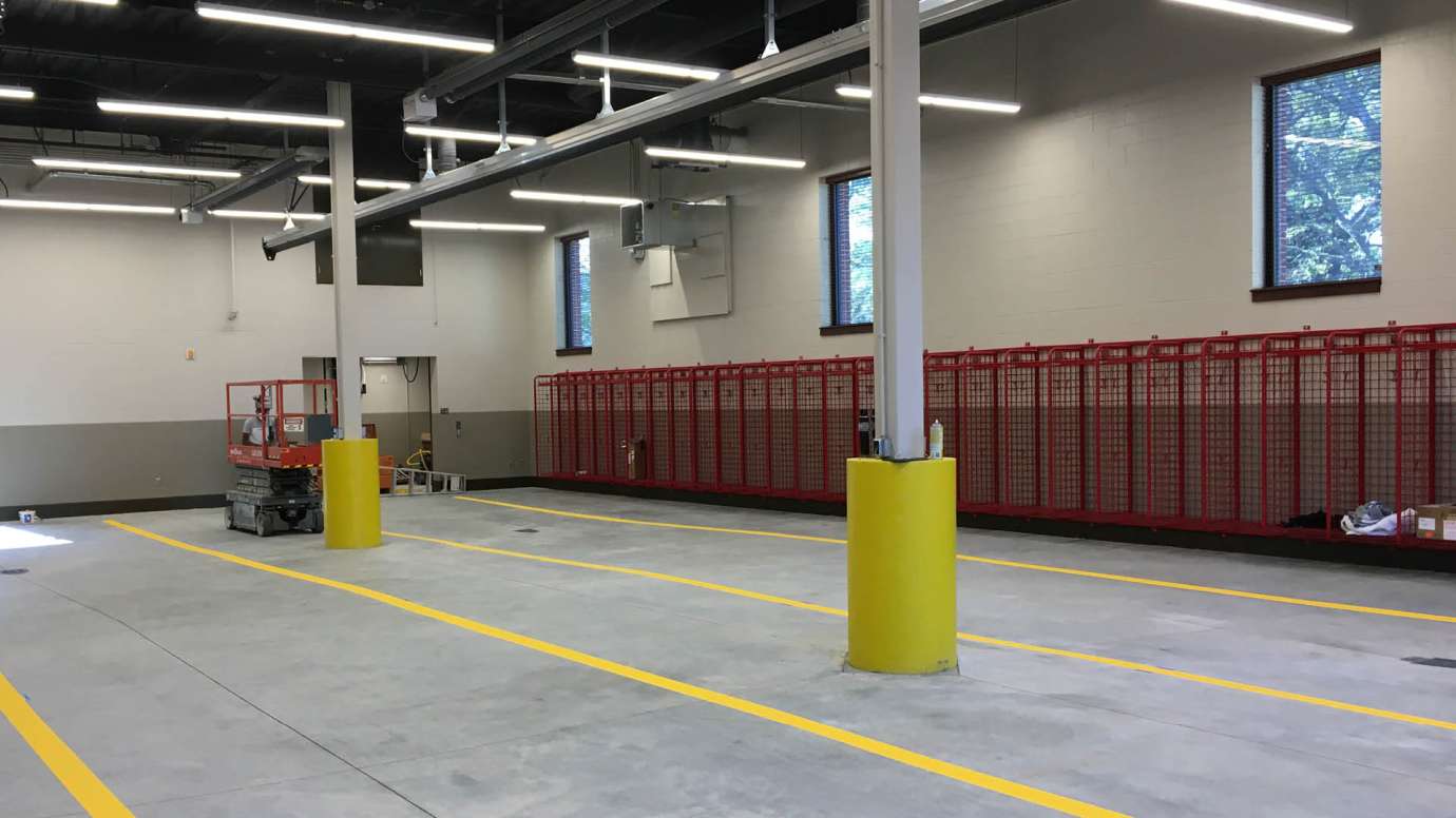The new bay at Fire Station Six on Fairview Road