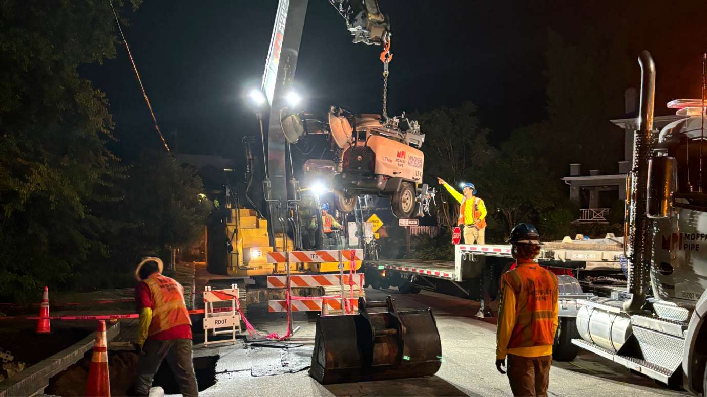 Park Drive Emergency Repair Construction