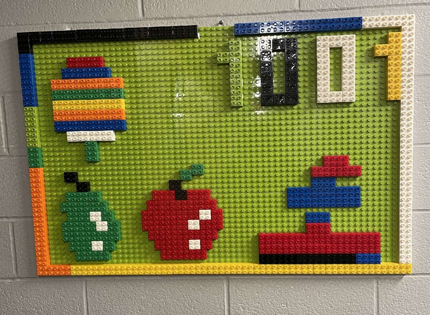 lego on the wall