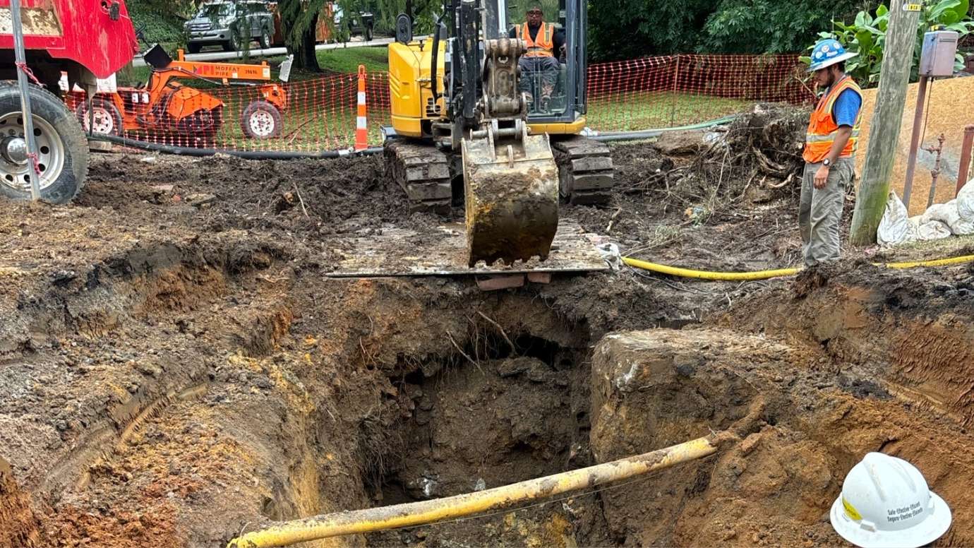 Park Drive Emergency Repair Construction