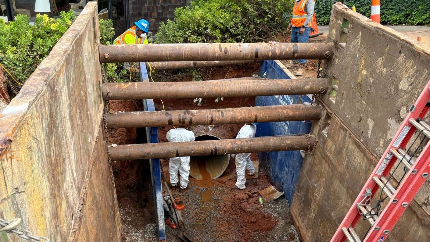 Park Drive Emergency Repair Construction