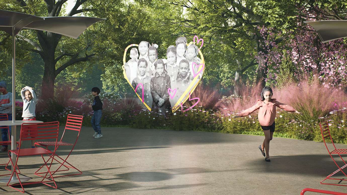 Concept art for Method Community Park