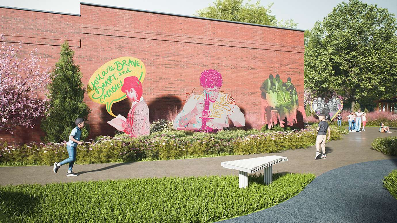 Concept art for Method Community Park