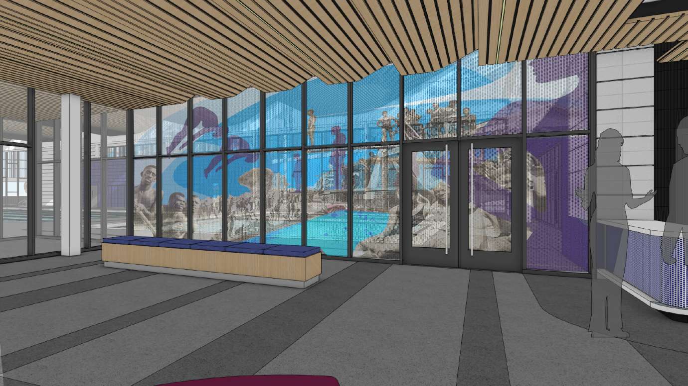 Concept art for Chavis Park