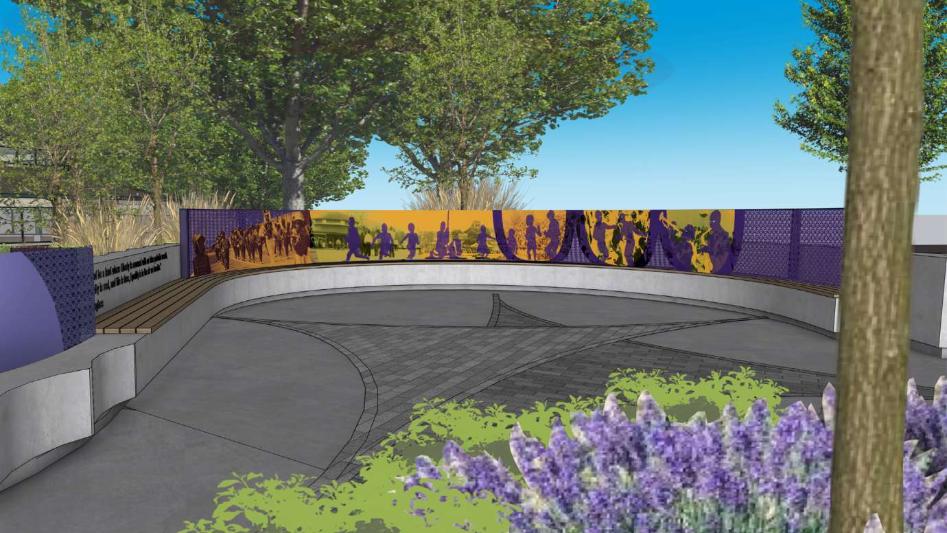 Concept art for Chavis Park