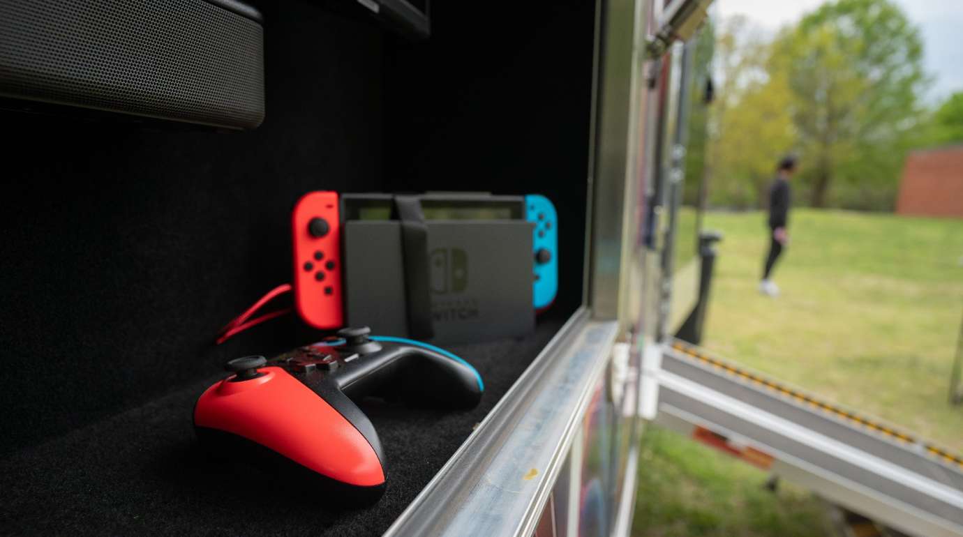 Game Console Outside