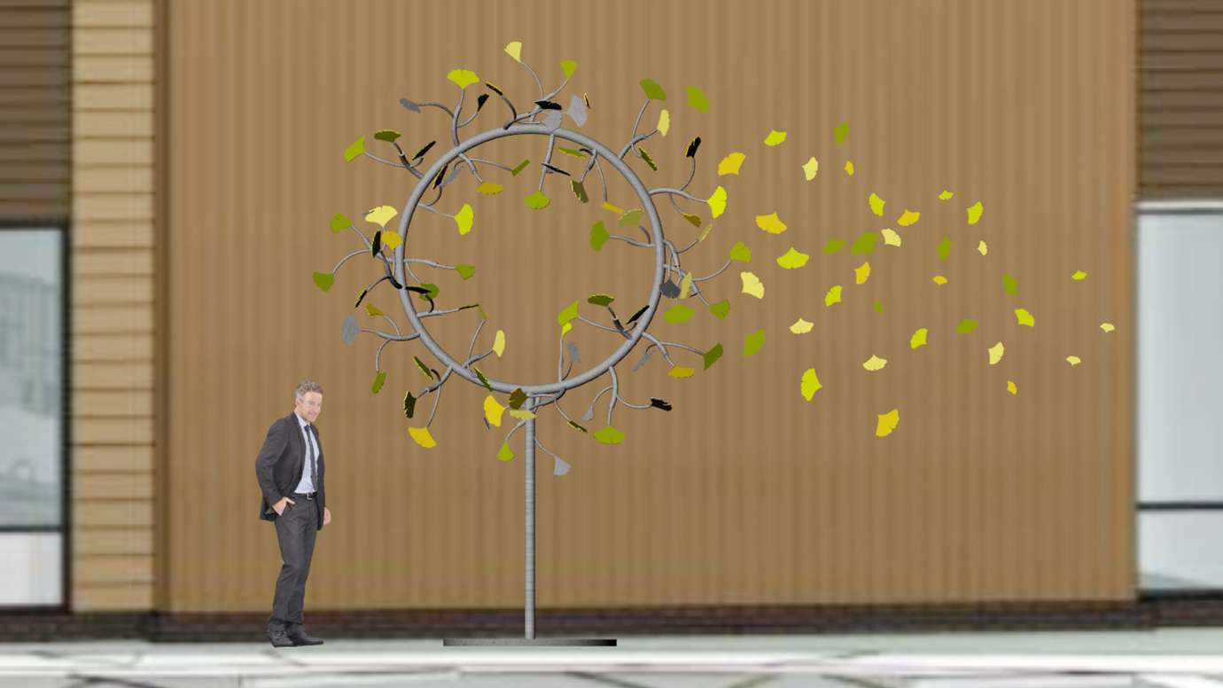 Concept design for Sertoma Arts Center art