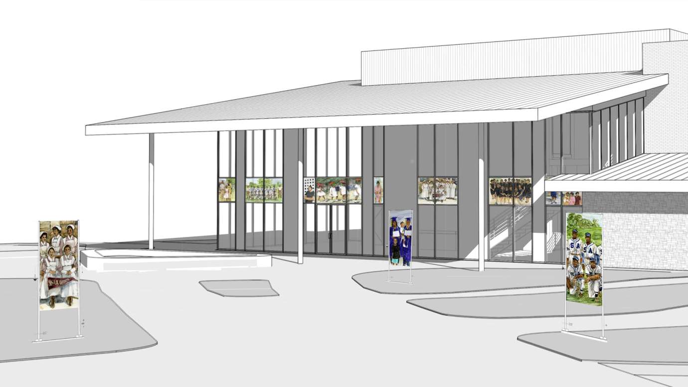 Concept art for Tarboro Road Park