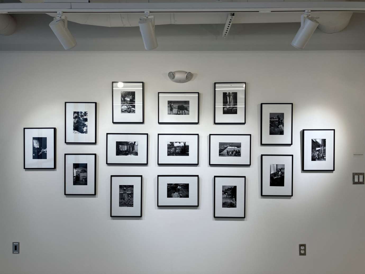 Gallery with artworks hung on the wall at Pullen Arts Center