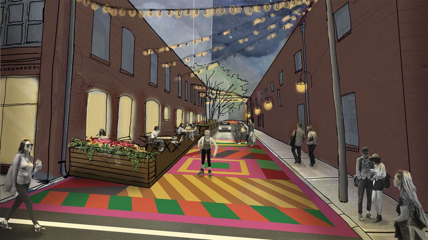 Commerce Place Street Mural