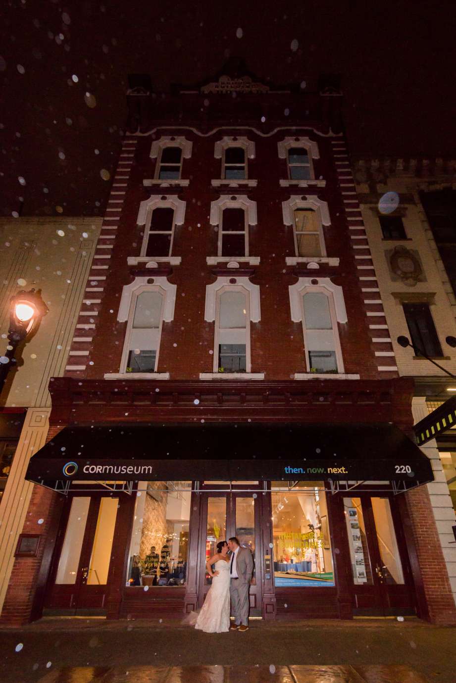 a couple outside COR