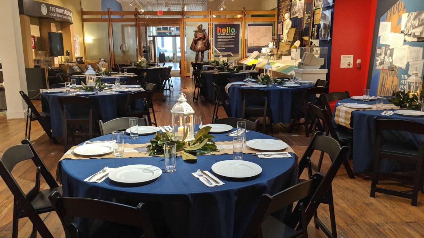 decorative inside of COR for event