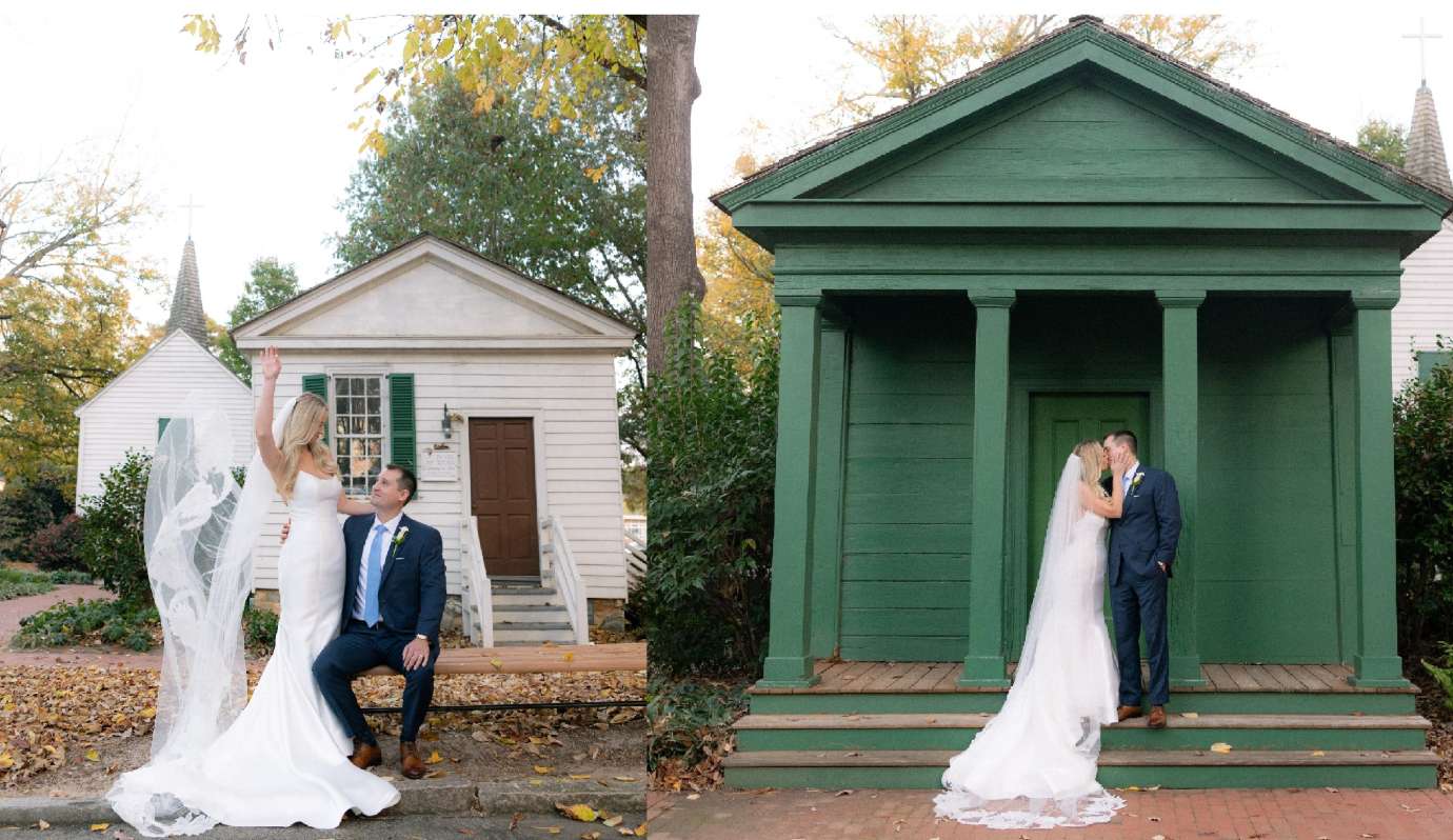 a couple at mordecai getting married