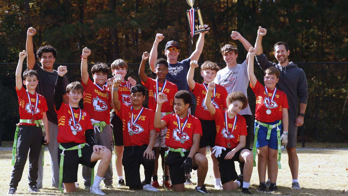 kids that are winners for flag football