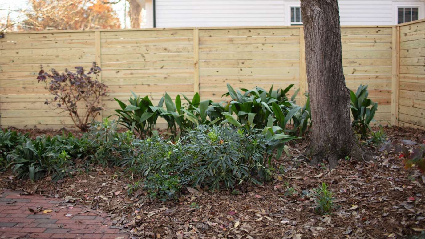 new fence at Vallie Henderson Park