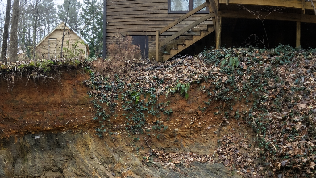 Old English Court Stream Erosion