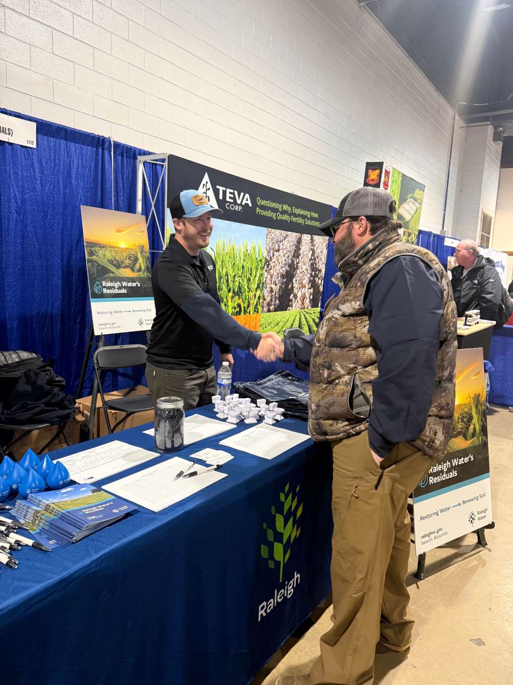 Two men shaking hands