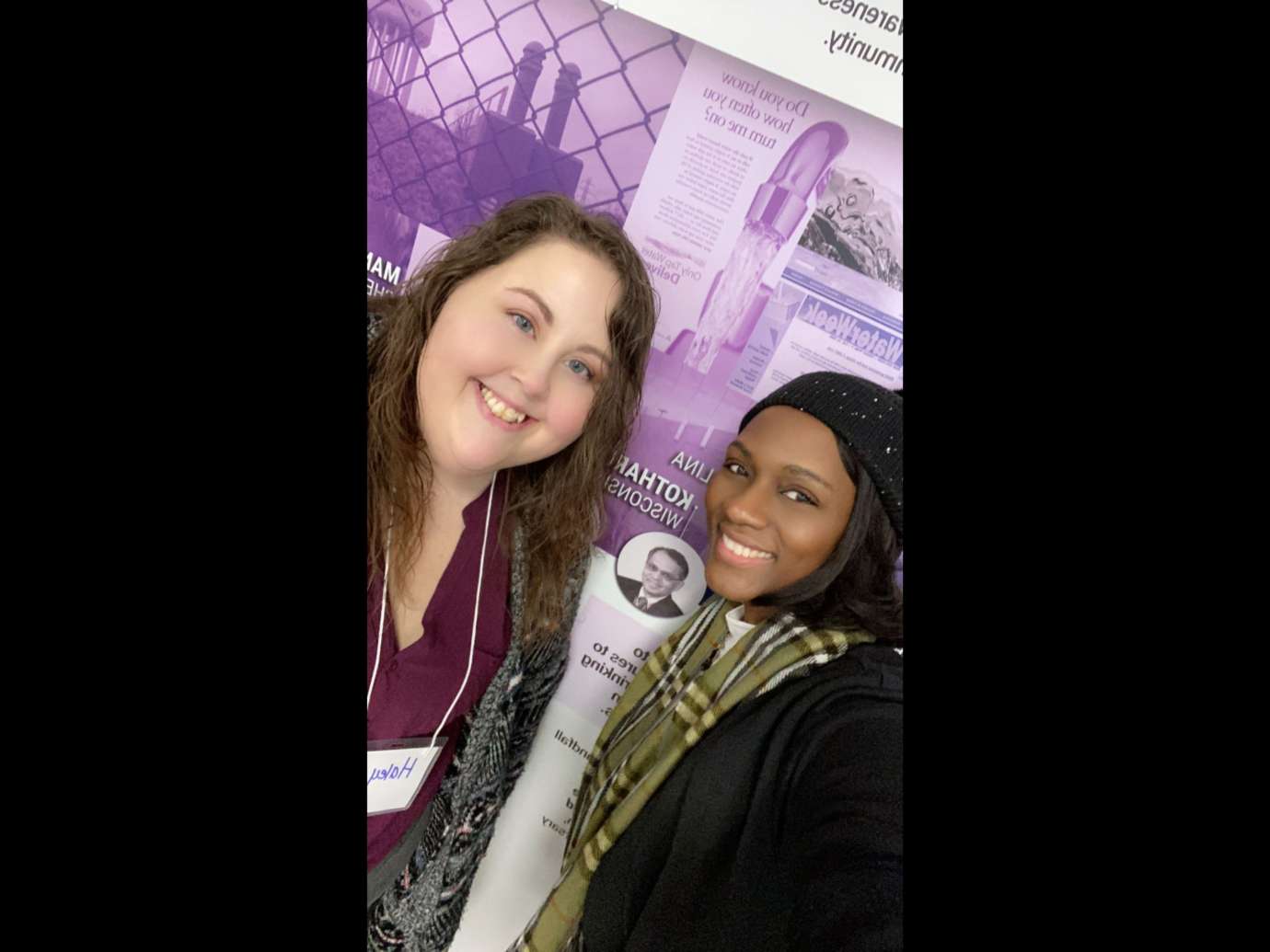 Water workers at a water conference