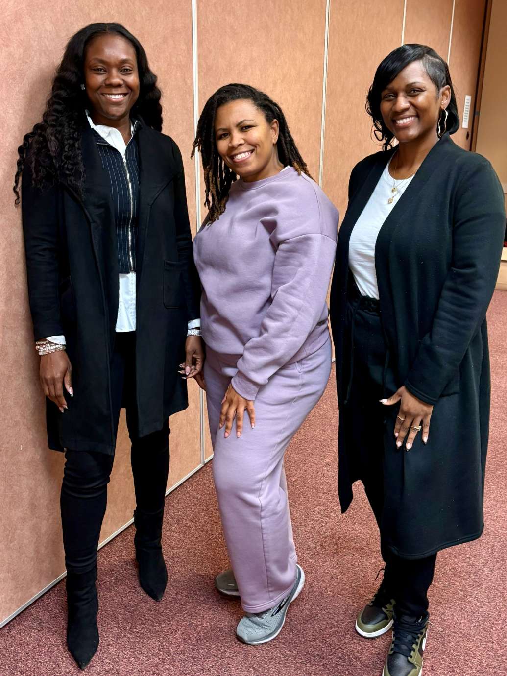 three water workers standing for a picture together