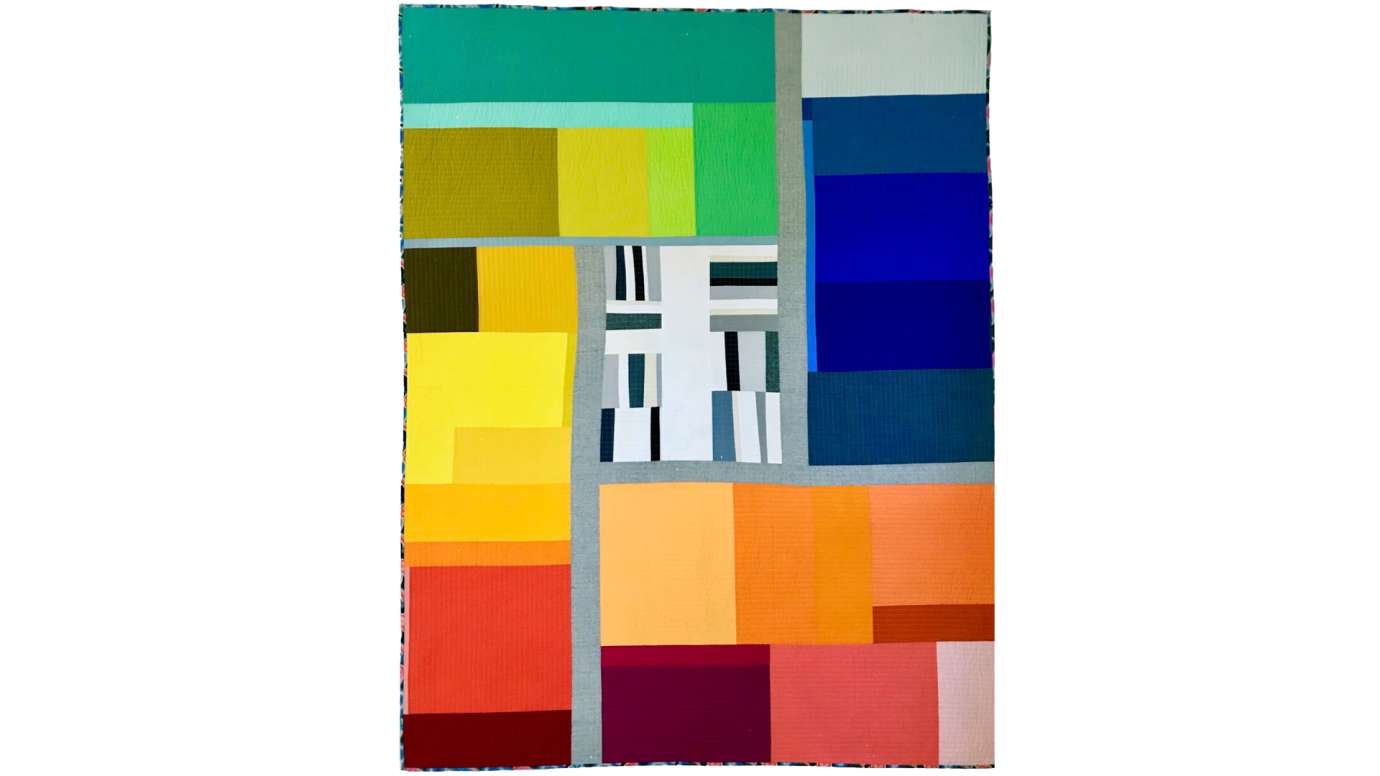 Multi-colored Quilt by Michelle Wilkie