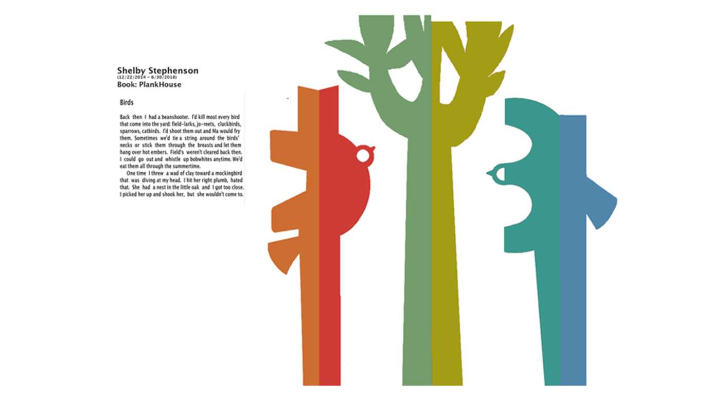 Rendering of a sculpture made of colorful shapes