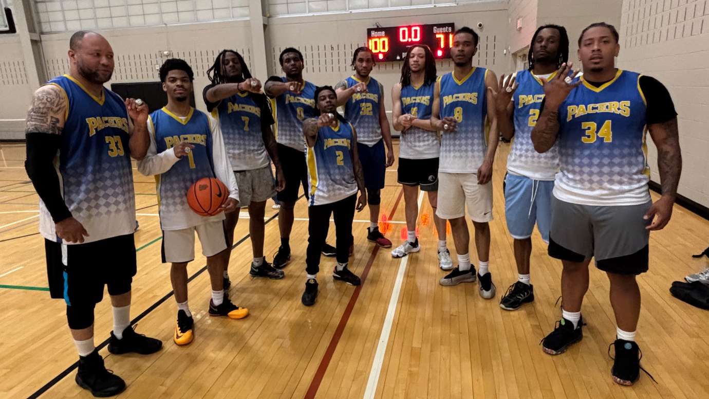 Winter 2025 Division 2 Adult Basketball Champions - Team Walkdown