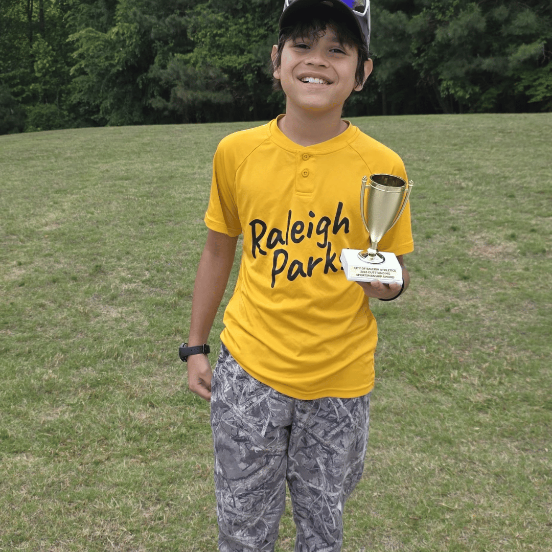 Mustang Sportsmanship Award Luis