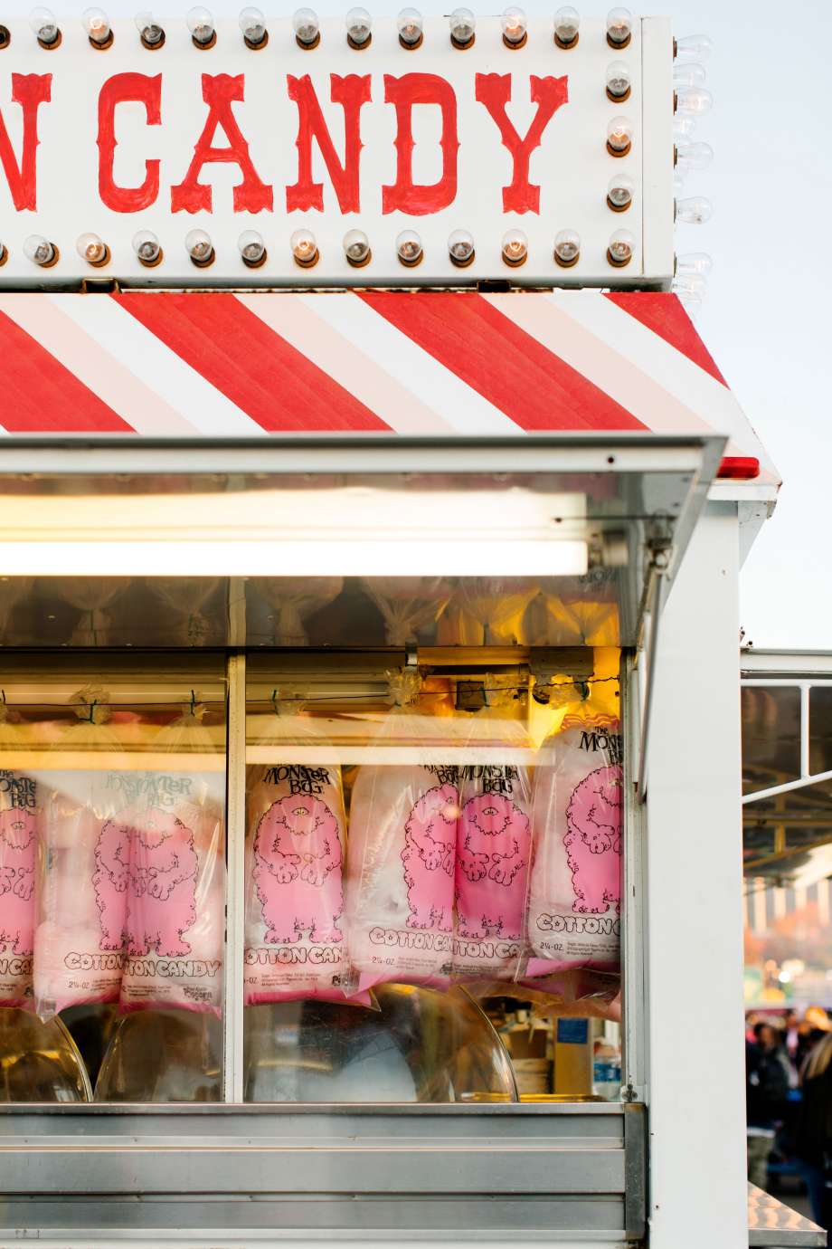 Sign displaying Candy at state fair