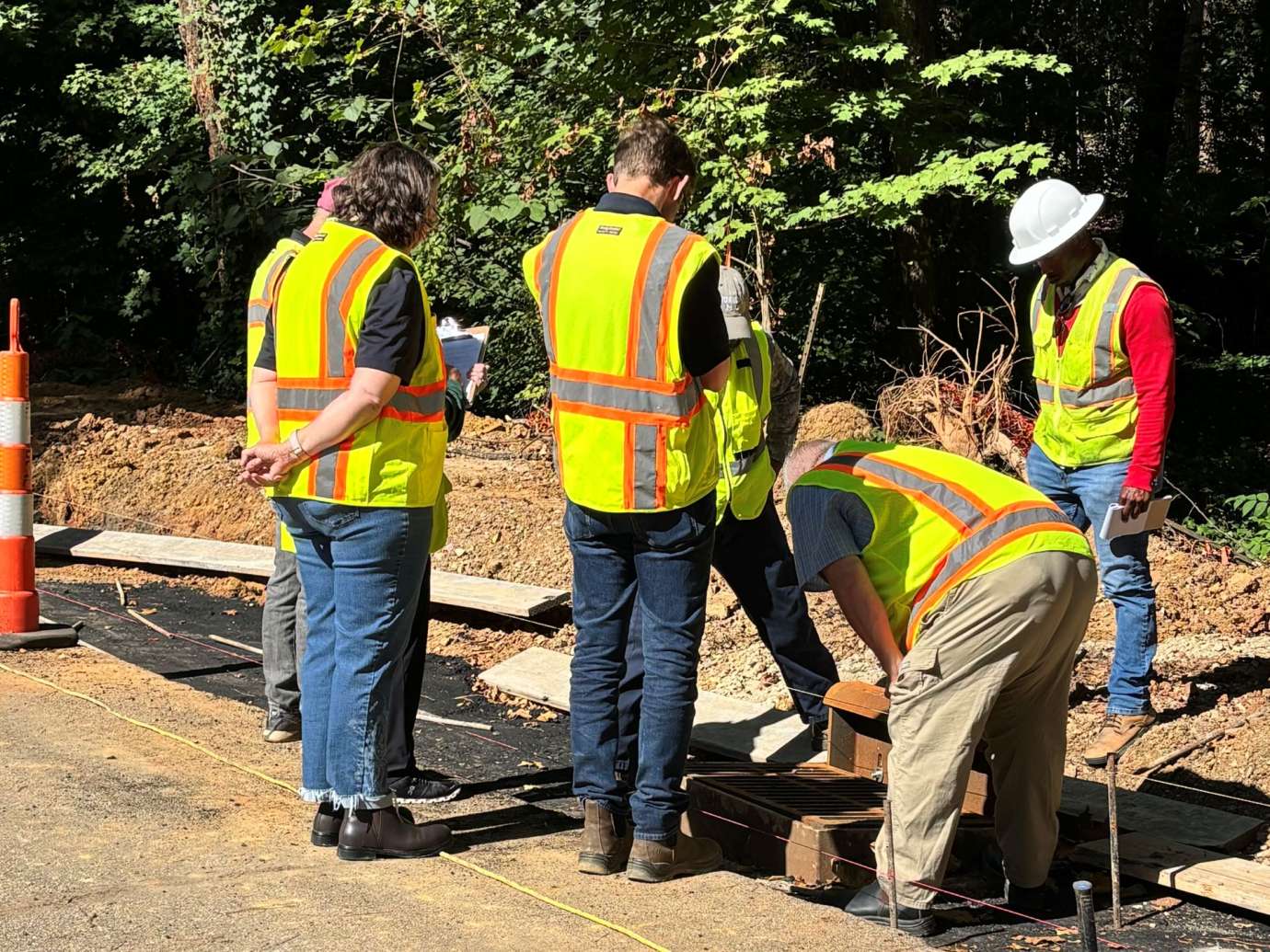 construction workers in the field