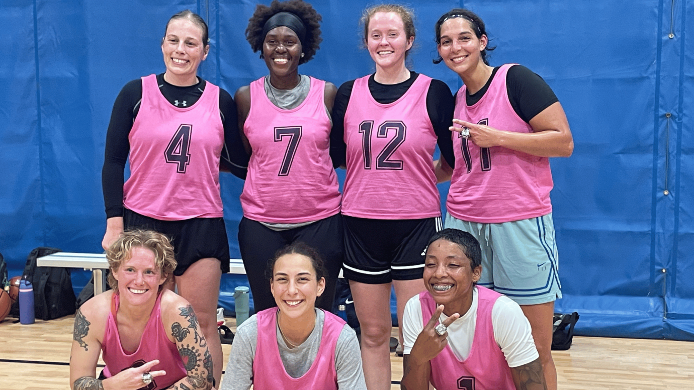 Women's Basketball League Champions team picture
