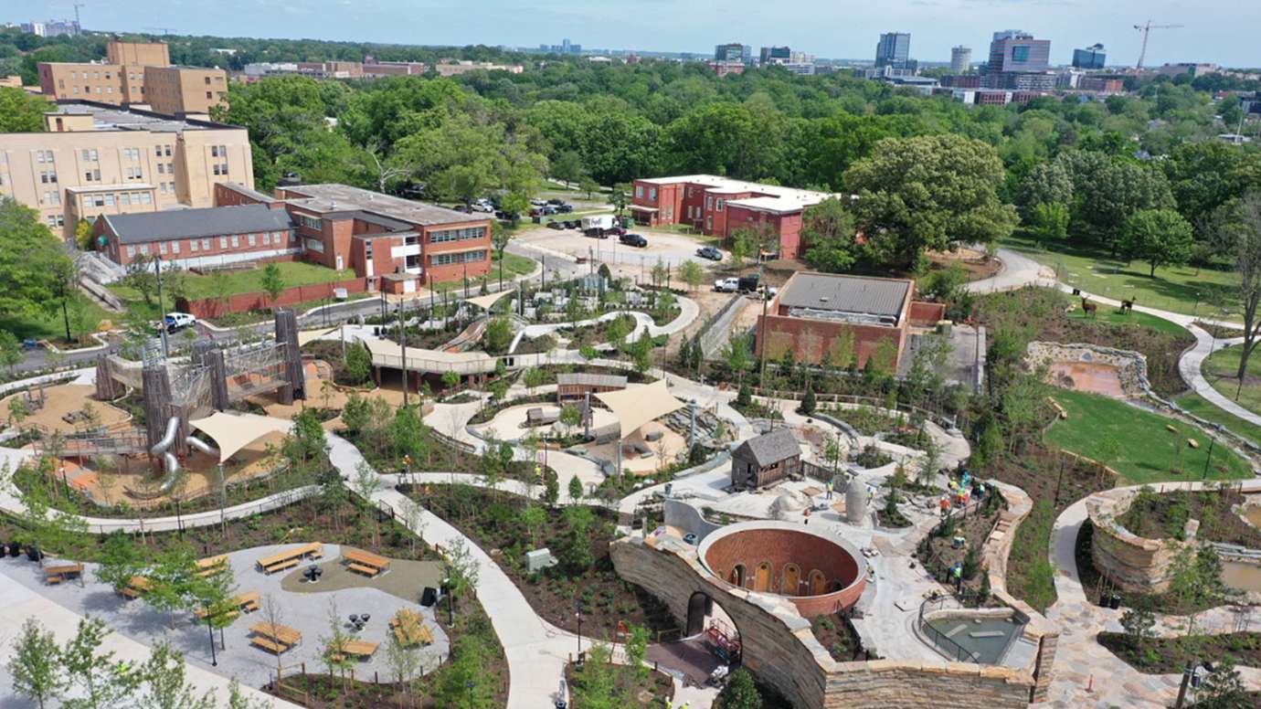 Dix Park - Gipson Play Plaza