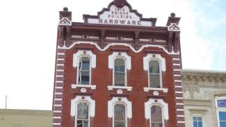 This is the Briggs Hardware building which is home to the City of Raleigh Museum. 