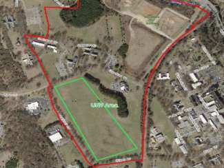 Map of Dorothea Dix Park Drone Area
