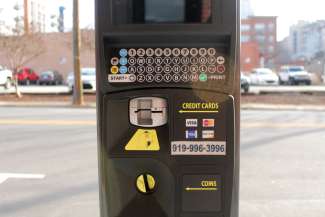 parking meter keypad