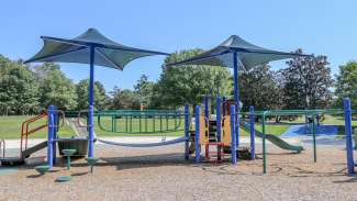A large playground for children up to 12 years old at Anderson Point 