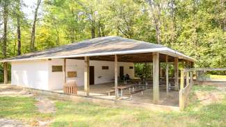 A second picnic shelter at Carolina Pines Park 