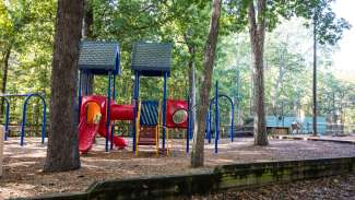 Playground for children ages 2 to 5 at Cedar Hills Park 