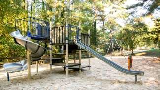 A second playground for older kids at Glen Eden Pilot Park