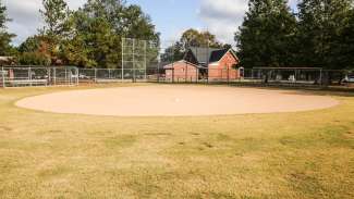 An outdoor youth baseball field at Method Road Park 