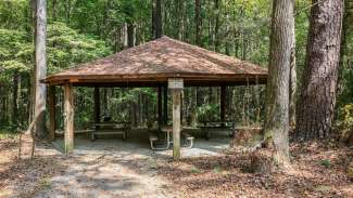 picnic shelter at millbrook exchange park