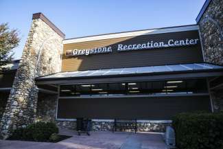 The exterior of Greystone Recreation Center